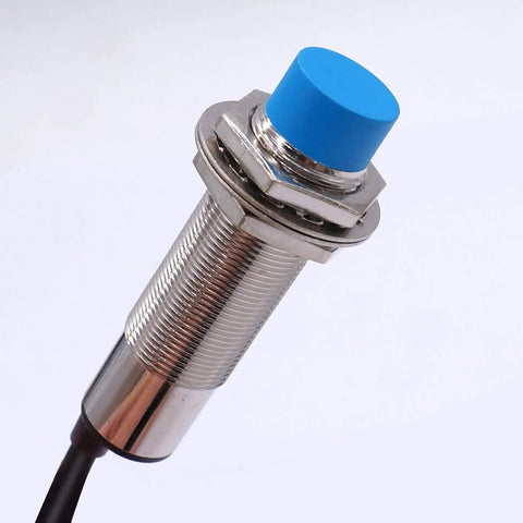 Dual Pack M18 Inductive Proximity Sensor Switch NPN NC 6-36V DC, 8mm Sensing Distance, 3-Wire Brown Blue Black, Metal Cylindrical Housing