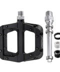 MTB Pedals Built For Action Non Slip Platform Pedals 9/16 Inch For BMX And Mountain Bikes Nylon Fiber CrMo Spindle