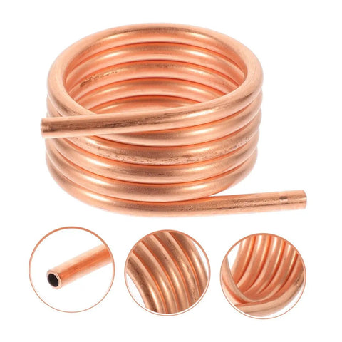 RC Boat Motor Cooling Jacket Metal Water Cooling Ring for RC Model Boats Easy Install Quick Connection Secure Fit with Top Notch Heat Dissipation and Reliable Performance Perfect RC Boat Accessories for Long Lasting Operation, showing copper tubing.