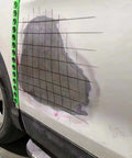 Flex Edge Guard Protective Strip for car finishing and dry sanding installed on vehicle panel to prevent scratches and gouges