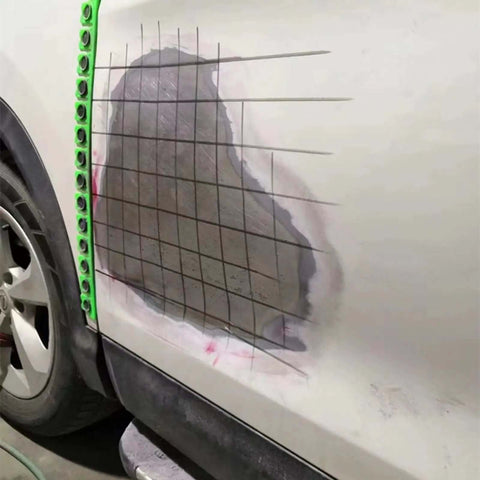 Flex Edge Guard Protective Strip for car finishing and dry sanding installed on vehicle panel to prevent scratches and gouges