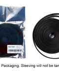 25 Ft 1/2 Inch PET Expandable Braided Cable Sleeve Black For Automotive Audio And HDMI Wires Dope Flexible Sleeving With 50 Percent Expansion Durable High Temp coiled and packaged