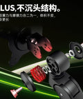 One Piece Height Adjustable Wall Mount Monitor Arm With Ultra Smooth Extendable Arms Rock Solid Full Motion Design close-up of adjustable mechanism.