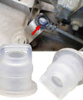Close-up of 2-Pack Transfer Case Shifter Linkage Bushing Kit for Wrangler JK 2007-2018 and other models in mechanical setting.