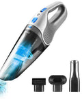 Cordless Handheld Vacuum Cleaner With 8000Pa Suction Rechargeable Portable Car And Home Vacuum Lightweight Includes Multi Accessories