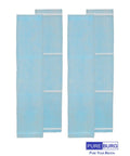 Four Pack MAC-415FT-E Replacement Filter for Mitsubishi MS-A09WA-1 MS-A12WA-1 MFZ-KA Mini Split Indoor Unit No Frames 13 By 2.75 Inches