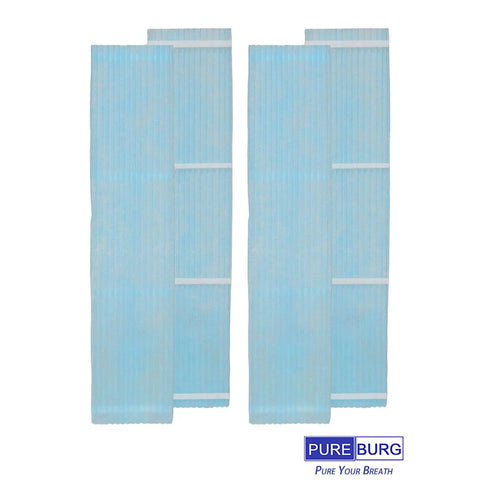 Four Pack MAC-415FT-E Replacement Filter for Mitsubishi MS-A09WA-1 MS-A12WA-1 MFZ-KA Mini Split Indoor Unit No Frames 13 By 2.75 Inches