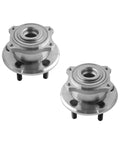 Pair Of Front Wheel Hub Bearing Assemblies Replacement Kit For Chrysler 300 AWD 2005 Through 2023 Front Hubs V6 And V8 Models