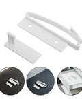 Invisible Adhesive Cabinet Locks For Childproofing Homes No Tools Needed Quick Install Drawer Safety Latches shown on drawers