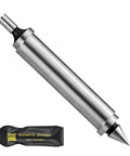 Double End Edge Finder and Center Finding Tool for Machinists Ultra Precision Edge Detection to Within 0.0001 Inches Smooth Ground Surfaces for Quick Setup and Accurate Alignments, 1/2 inch shank