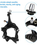 Deadly Smooth Road Bike V Brake Set Featuring Heavy Duty Mechanical Dual Pivot Calipers With Tough Aluminum Alloy Housing for grip tight control.