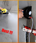 Angle Grinder Shield Kit With Dust Guard Shroud 360 Degree Pro Grade Protective Cover For Wet Cutting And Dust Collection Waterproof Dustproof Guard Easy Install With Dual Sealing Caps Black