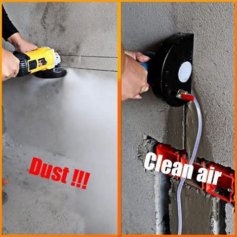 Angle Grinder Shield Kit With Dust Guard Shroud 360 Degree Pro Grade Protective Cover For Wet Cutting And Dust Collection Waterproof Dustproof Guard Easy Install With Dual Sealing Caps Black