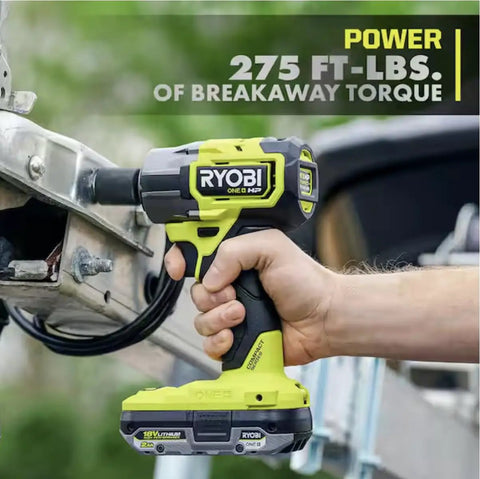 Brushless Eighteen Volt Cordless Impact Wrench Delivers Tough As Nails Torque For Tight Spaces Featuring Four Mode Settings And A Hella Compact Design That Knocks Your Socks Off On Every Garage Project gripping metal frame with a 275 ft-lbs torque.