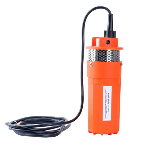 12V DC Submersible Deep Well Water Pump Powered by Solar Battery Power for Off Grid Remote Water Needs Great for Greenhouses Stock Tanks Ponds and Easy Garden Irrigation
