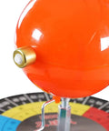 Three Sphere Sun Earth Moon Orbital Motion Teaching Model Hands On Interactive Astronomy Education Tool For Classroom Demonstrations Geography And Space Science Learning Aid, orange sphere close-up, ABS plastic