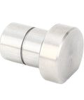 4Pcs 3/4 Inch Stainless Steel Bench Dogs Hold Boards Dead Tight In 19mm Workbench Holes With Flat Sides And No Wiggle Grip For Solid MFT Tabletop Clamping And Shop Builds, showing a close-up of one bench dog.