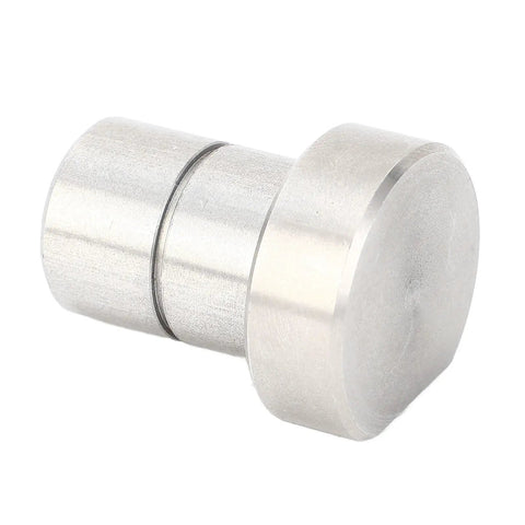 4Pcs 3/4 Inch Stainless Steel Bench Dogs Hold Boards Dead Tight In 19mm Workbench Holes With Flat Sides And No Wiggle Grip For Solid MFT Tabletop Clamping And Shop Builds, showing a close-up of one bench dog.