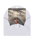 Blank 4x6 Greetings Card With Envelopes Featuring Graphite Barn Swallow Artwork Thank You Notes For All Occasions