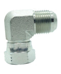 Heavy-Duty Steel JIC Flare Tube Fitting 90 Degree Elbow Swivel Connector, 1-1/16-12 Male JIC To 3/4 Inch Male JIC, Swivel Tube OD, High-Grade Hydraulic Line Fitting For Steel Tubing, steel elbow