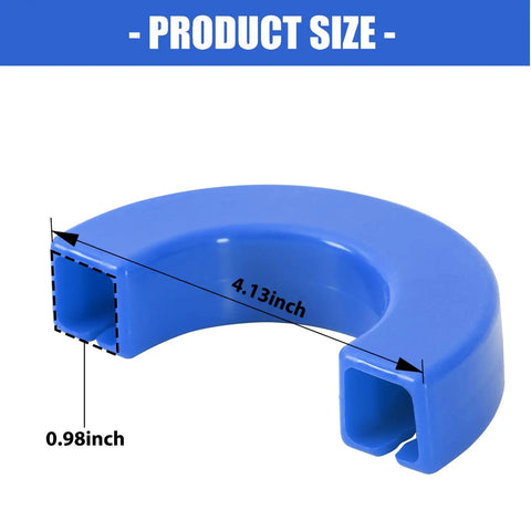 Blue Front Tow Hook Covers Set Of 2 For 2007 To 2024 Chevy Silverado 1500 size 4.13x0.98 inches
