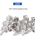 Marine-Grade Stainless Steel Snap Screw Kit For Boat Covers, 50-piece with 5/8 inch screws shown, corrosion-resistant hardware.