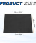 Rectangular Graphite Block Ingot Sheets 100x100x1mm High Purity Electrode Plates For Melting Casting And Electrolysis Pack Of 5