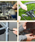 30 Piece Hex Key Set With Short And Long Arm SAE And Metric Allen Wrenches used for bike and furniture assembly.