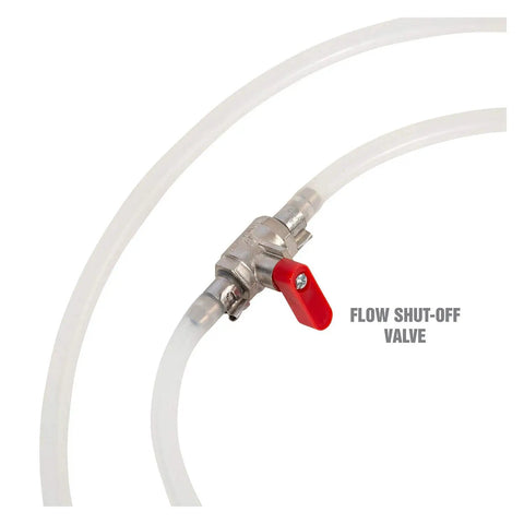 Brake Bleeder Hose Adapter For Evacuator Converts To Vacuum Bleeder And Clutch Bleeder 65 Inch Universal Adapter with shut-off valve
