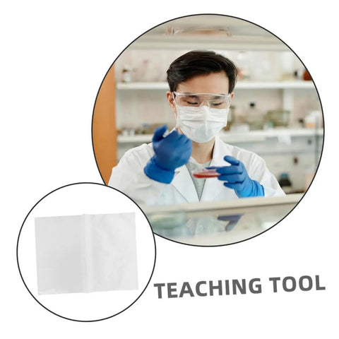Hands-On Osmosis Demonstration Kit With 12 Cellophane Lab Sheets And Glassine Paper For Classroom Experiments in use by technician