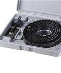 Ultimate 5 Piece Heavy Duty Hole Saw Kit Ranging From 64 To 127mm For Smooth Wood And Plasterboard Drilling Projects That Get Stuff Done Right. 5-piece hole saw set in case