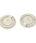 European Style Drop Ring Pull Handles for Cabinets and Drawers Lotus Pattern Knobs 2.2 Inch Diameter Zinc Alloy Pack of 6