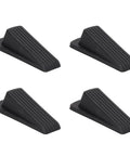 Heavy Duty Door Stop Set 4 Pack Non Slip TPR Grips Windproof And Stackable Door Stoppers For Heavy Doors Floor Friendly Design