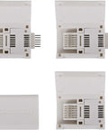 6-Pin To Cut-End Connector For Hue Solo Lightstrip Micro 6-Pin V4 White 4 Pack, Easy In-Line Cable Adapter For Philips Hue And Solo