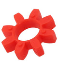 Flexible Coupling Insert for Industrial Machinery Drives and GR Series Models GR14 to GR125, Durable Urethane Core for Heavy Duty Conveyors, Pumps, and Rotating Equipment, High Strength Power Transmission Solution, red GR28 polyurethane insert