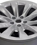 Premium Heavy Duty 20X9.5 Rear Alloy Wheel For Tesla Model X 2016 To 2021 Slipstream silver rim top view with detailed spokes.
