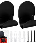 Beefy Heavy Duty Wall Mount Jack Stand Organizer Set with metal hooks and screws for hydraulic floor jacks up to 660 pounds.