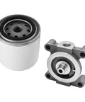 Coolant Filter With Filter Base Replacement For Freightliner M2 112 114SD 106 108SD And Peterbilt Trucks Heavy Duty 337 365 567 348