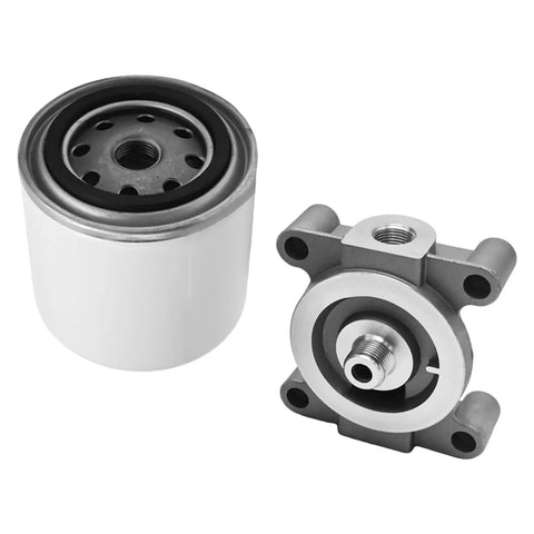 Coolant Filter With Filter Base Replacement For Freightliner M2 112 114SD 106 108SD And Peterbilt Trucks Heavy Duty 337 365 567 348