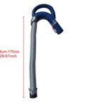Shark Vacuum Hose Handle Replacement For NV350 NV351 NV352 NV355 NV356 NV357 NV370 High Pile Carpets And Area Rugs Adjustable Suction Part 113FFJ Dark Blue