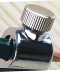 Premium Adjustable Scribing Compass For Fine Woodworkers Solid Zinc Alloy Center Marking Tool close-up of adjustable knob.