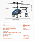Beginner Friendly RC Helicopter With One Key Takeoff And Landing, 2.4GHz Anti Interference Remote, Altitude Hold, LED Lights