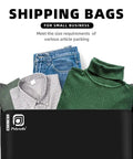 Black Poly Mailers 12x15.5 Inches 500 Pack Self Sealing Waterproof Tear Resistant Shipping Envelopes For Clothing Books And Accessories