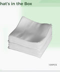 100 Pack Foam Bags 11.8 By 11.8 In White Cushioned Pouches With Protective Film