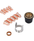 Durable Keenso Plasma Cutting Torch Consumables Set For Ipt45 With Brass Tips offers 5 durable copper nozzles and various accessories.