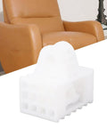 Rock Solid Electric Linear Actuator Slide Block Featuring A Precision Tight Fit And Silent Operation Designed For Push Rod Systems built from premium ABS composite parts next to a leather chair.