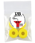 Skateboard And Longboard Truck Replacement Bushings Four Pack For Two Trucks USA Made With 94A Yellow Conical And Cylindrical Set