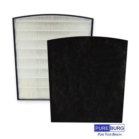 Replacement Filter Kit For Hunter HP800 Air Purifier With H13 True HEPA And Activated Carbon Pre Filters Includes One True HEPA And Four Carbon Pre Filters Easy Install Keeps Air Clean Of Fine Dust