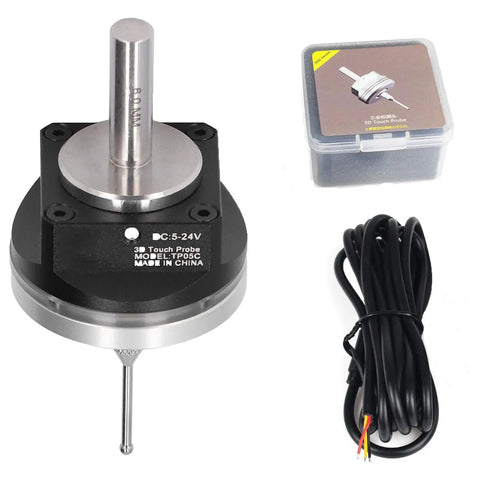 CNC 3D Touch Probe Edge Finder For Mach3 And GRBL CNC Routers with 2M Cable, NPN-NO, 6mm Shank