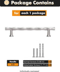 Hammered Silver Brushed Nickel Cabinet Pulls 5 Inch Hole Center 10 Pack For Kitchen Cabinets Bathroom Vanities Dressers Cupboards With Rhombus Design By JIASENBAO, shown with included screws